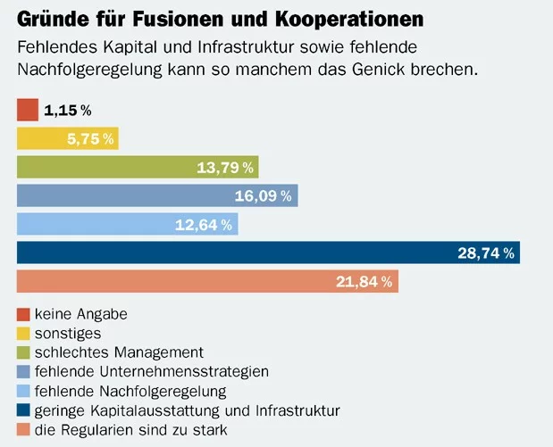 Gründe für Fusionen und Kooperationen Gründe für Fusionen und Kooperationen