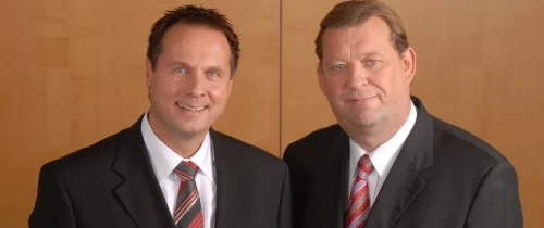 Kriegel_Riemer Die Maklermanagement-Vorstände Helmut Kriegel und Jürgen Riemer