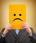 Beratung schlecht Smiley Kopf