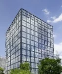 Der Büroneubau "The Cube" in Eschborn