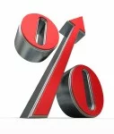 Percentage up - shutterstock_58302592
