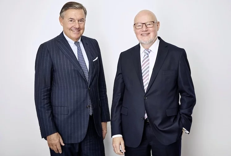 Scheidender und neuer Vorsitzender des VDR, Michael behrend und Alfred Hartmann