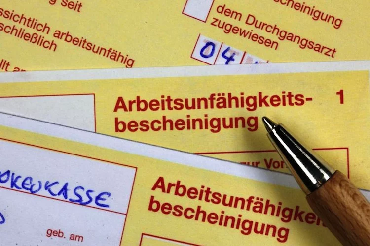 Krankenstand dpa
