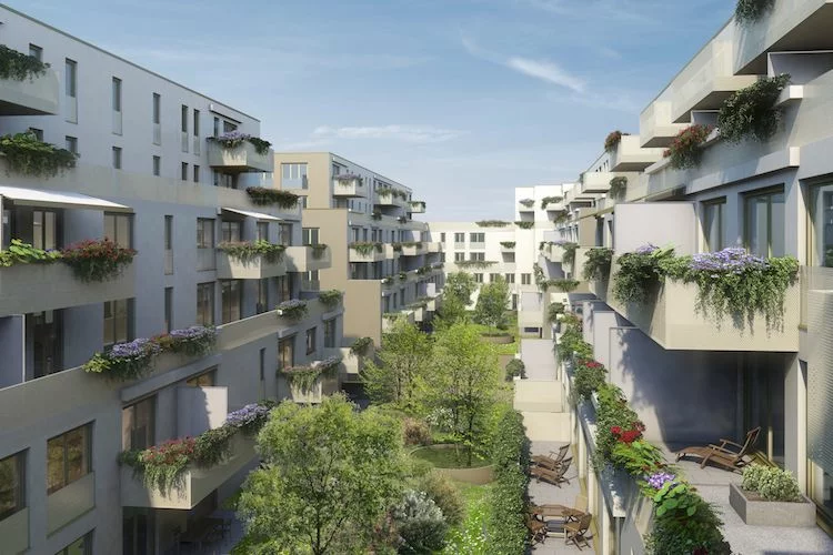 Das Projekt in Dresden soll erst 2019 als Fonds auf den Markt kommen (Visualisierung).