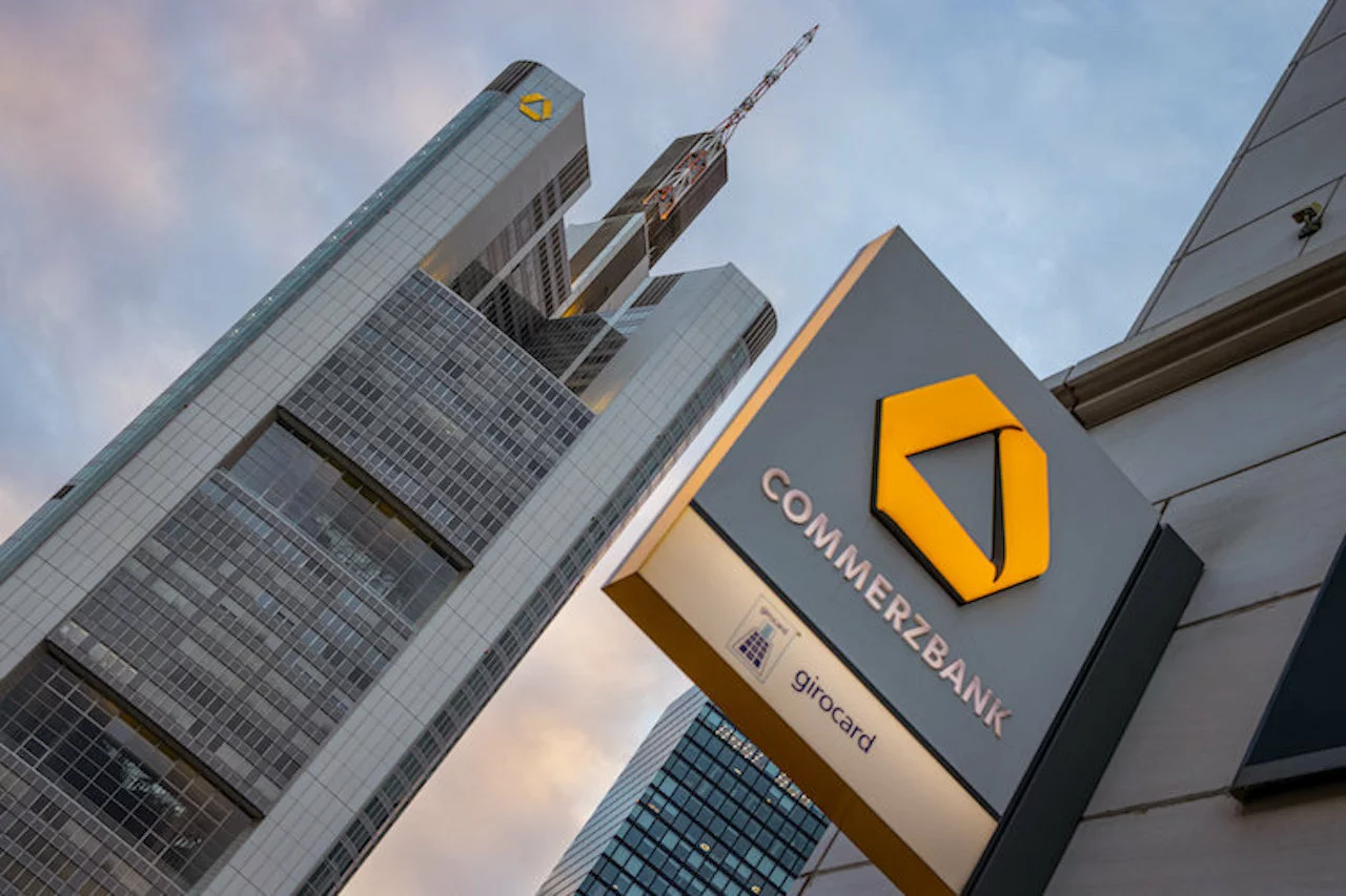 Commerzbank-Wolkenkratzer in Frankfurt.