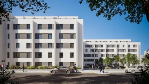 Moderne Wohnanlage in Düsseldorf