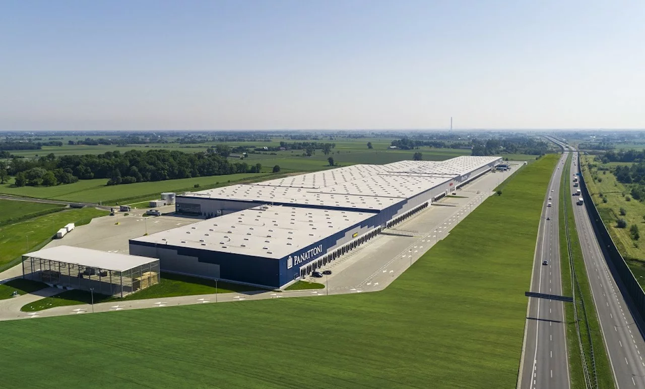 Luftnahme des Savills Objekts bei Warschau