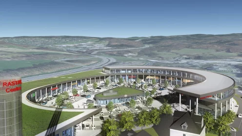 Visualisierung des "Rastal Centers" von Greenman Open