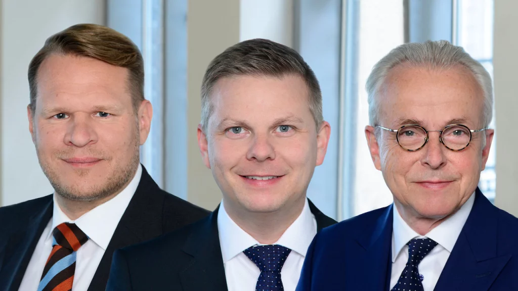 Die drei Geschäftsführer von HIH Invest