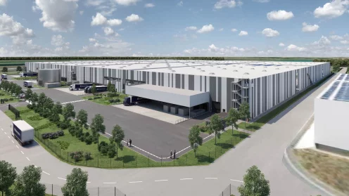 Visualisierung Logistikprojekt von AEW