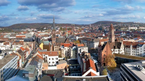 Luftaufnahme von Saarbruecken