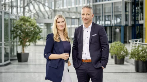 Die Fonds-Finanz-Geschäftsführung: Christine Schönteich und Norbert Porazik