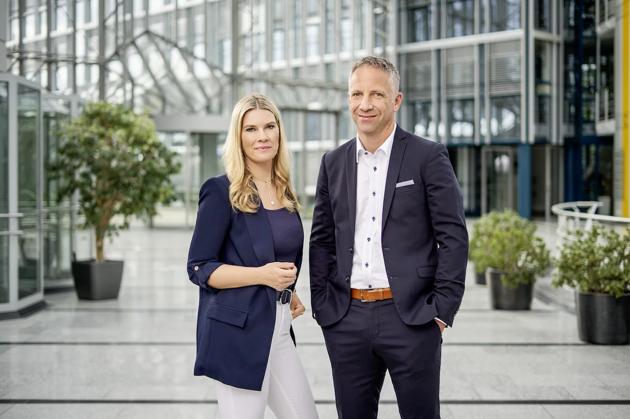 Die Fonds-Finanz-Geschäftsführung: Christine Schönteich und Norbert Porazik