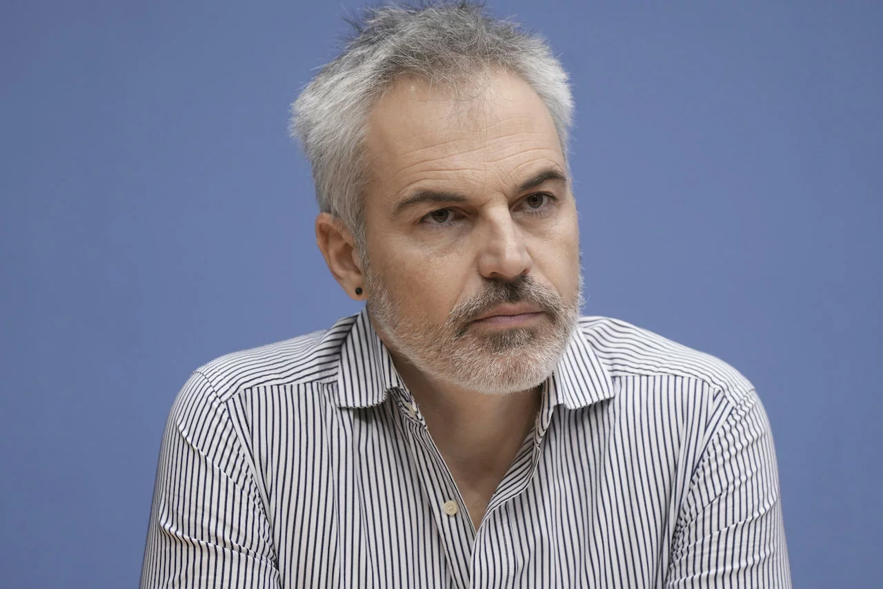 Aktuell, 16.12.2021, Berlin, Dr. Gerhard Schick, der Vorstand der Buergerbewegung Finanzwende e.V. im Portrait bei der Pressekonferenz zur Bürgerbewegung in der Bundespressekonferenz