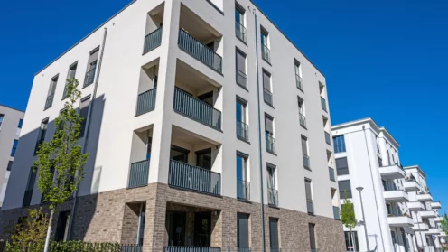 Moderne Wohnblöcke in Berlin