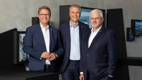 Der Vorstand der Bayerischen (v.l.n.r): Martin Gräfer, Dr. Herbert Schneidemann, Thomas Heigl
