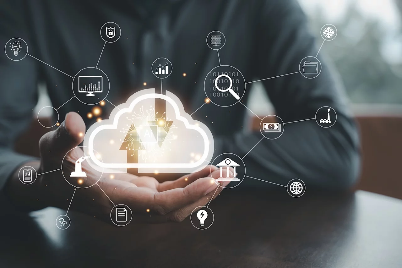 Business process automation and strategy concept