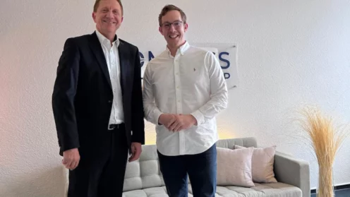 Udo Engelhardt und Kompass-CEO Matthias Schmidt
