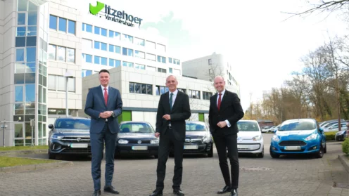 Die Itzehoer Vorstände (v. l.) Christoph Meurer, Uwe Ludka und Frank Thomsen