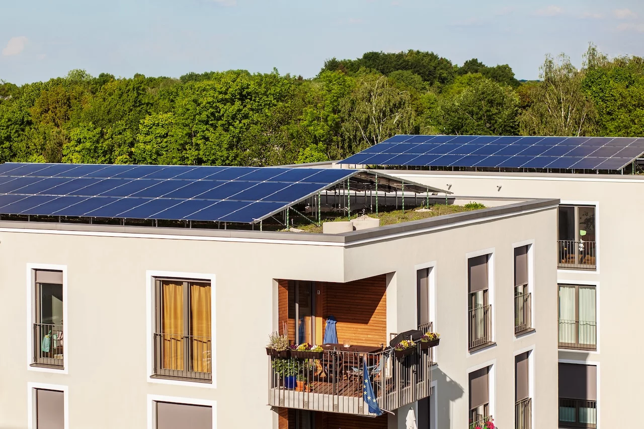 Solaranlage auf Hausdach