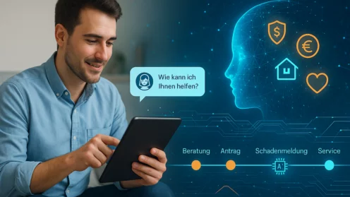 Künstliche Intelligenz, Customer Journey, Service, Versicherung,