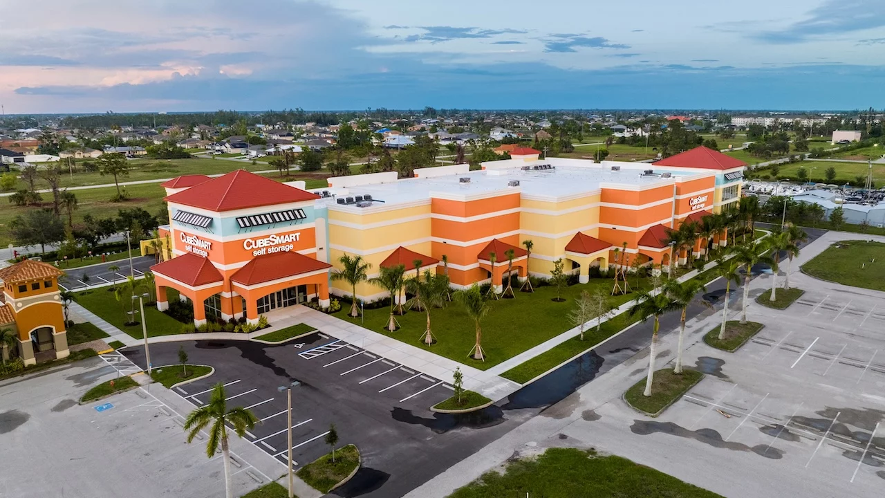 Luftbild des Self Storage in Cape Coral