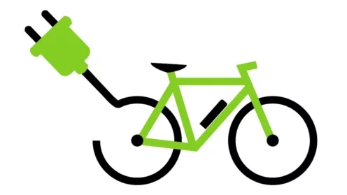 E-Bike-Symbol, Laden Stecker,