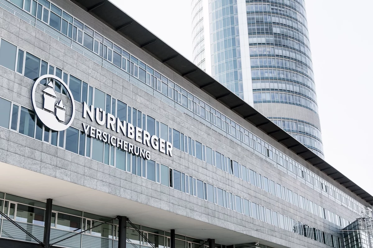 Fassade der Nürnberger Versicherung, Nürnberg
