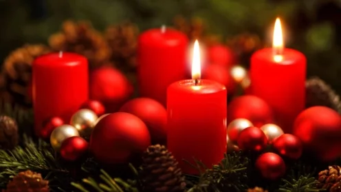 Adventsgesteck, Advent, Weihnachtszeit, Brände