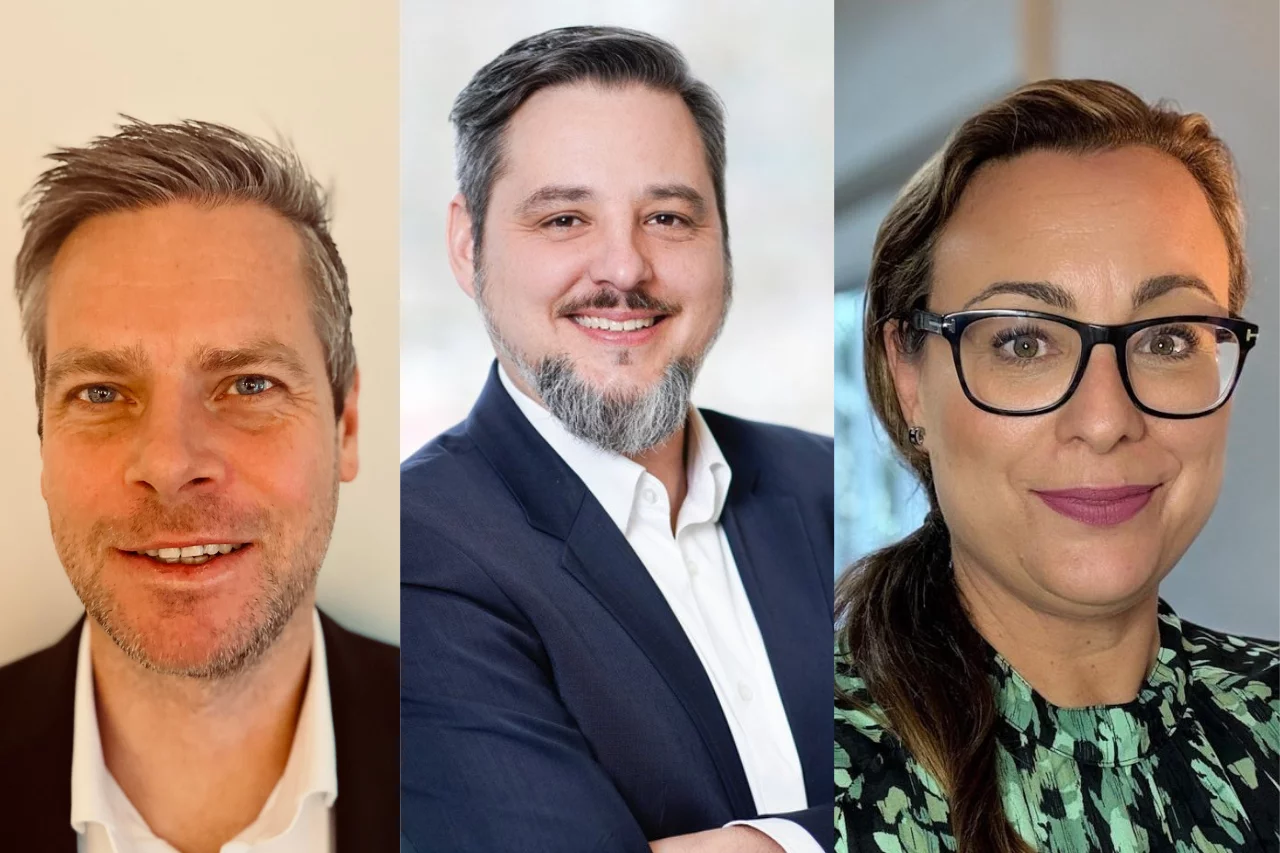 Marc-André Birth, Lars Messutat, Kerstin Ley (.v.li.), Chubb European Group