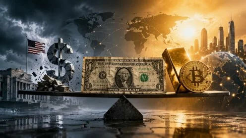 Schwäche des US-Dollar, lönnen Bitcoin und Gold daraus Kapital schlagen