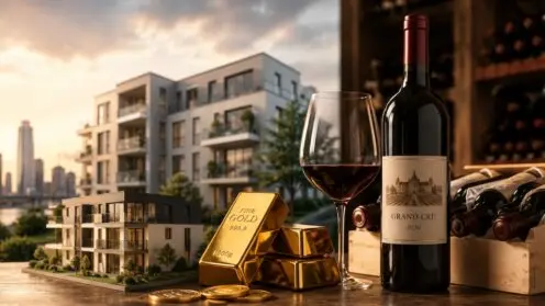 Immobilien, Gold oder Wein als Investment