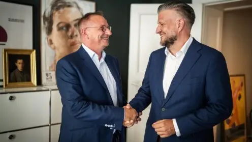 Andreas Kroll (links) und Torsten Rössing, Finomet