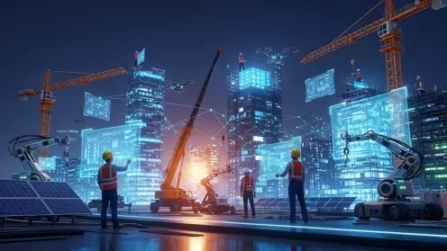Bauen wird immer stärker durch KI beeinflusst.