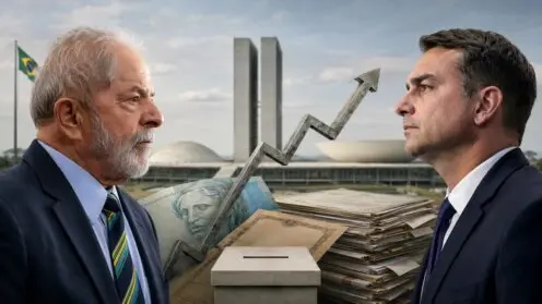 Lula da Silva versus Flavio Bolsonaro