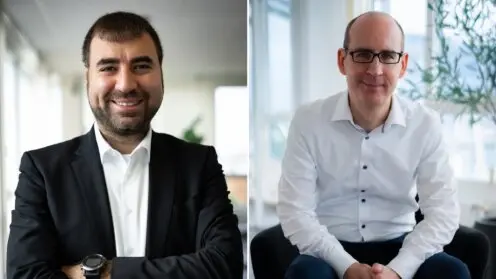 CEO Emanuel Issagholian (links) und Alexander Gogg, Finanzvorstand