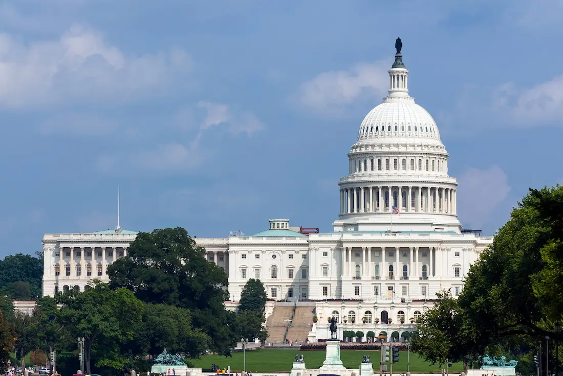Kapitol, Sitz des Kongresses in Washington, USA
