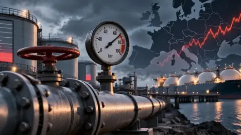 Gasspeicher nur zur Hälfte gefüllt