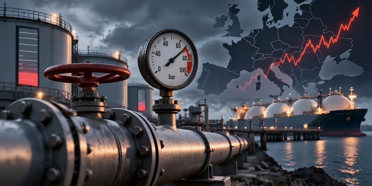 Gasspeicher nur zur Hälfte gefüllt