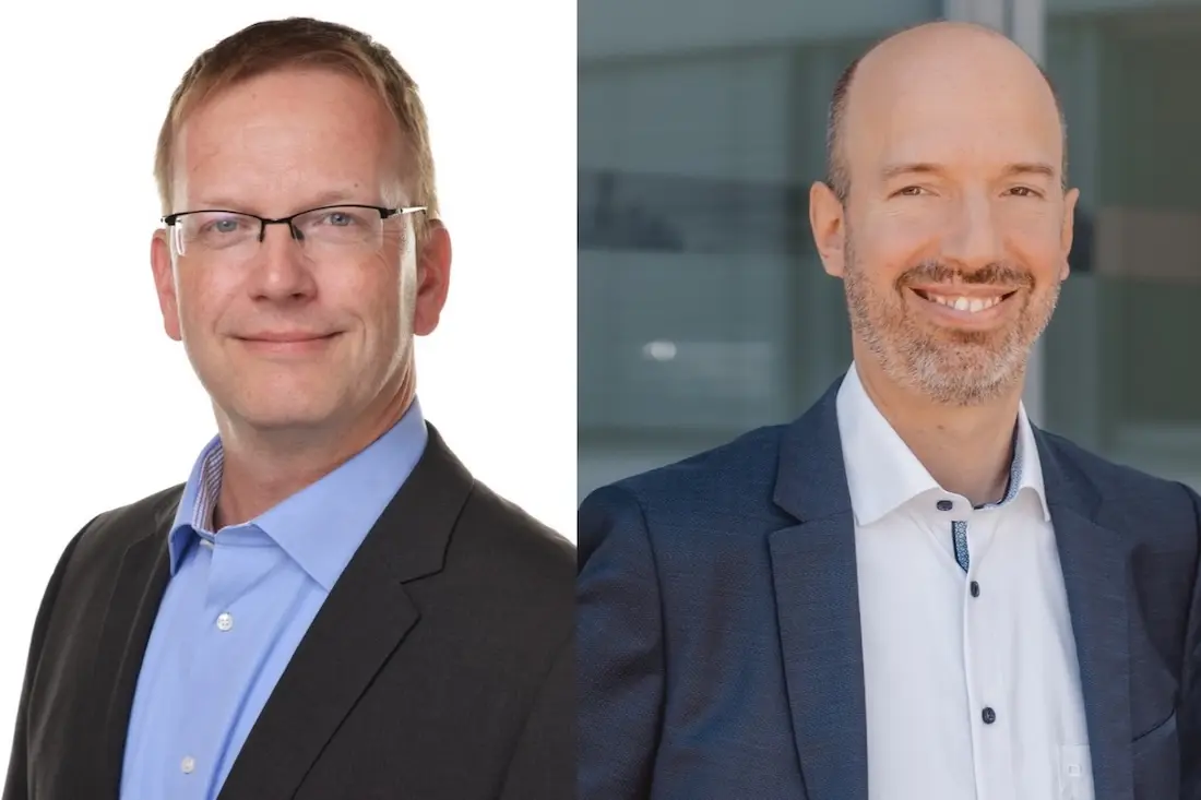 Interrisk: Oliver Netz (li.), neuer IT-Vorstand und der Co-CEO Christoph Wolf