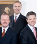 Die neue Vorstands-Troika der Berenberg Invest AG: Dr. Alexander von Kuhlberg, Achim von Quistorp und Alexander Bergé (von links)
