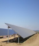 Bau des spanischen Solarkraftwerks