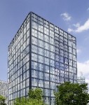 Der Büroneubau "The Cube" in Eschborn