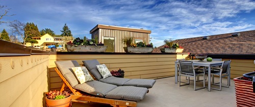 Wohnimmobilien: Dachterrasse