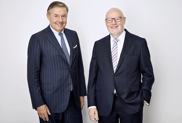 Scheidender und neuer Vorsitzender des VDR, Michael behrend und Alfred Hartmann