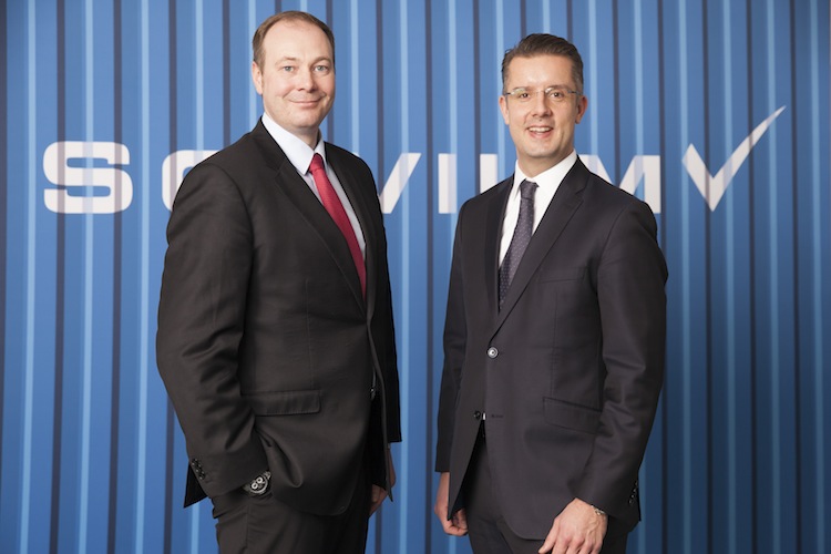 André Wreth (links) und Marc Schumann, Geschäftsführer von Solvium Capital 