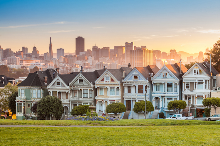 haus painted ladies san francisco alamo square shutterstock_184847318