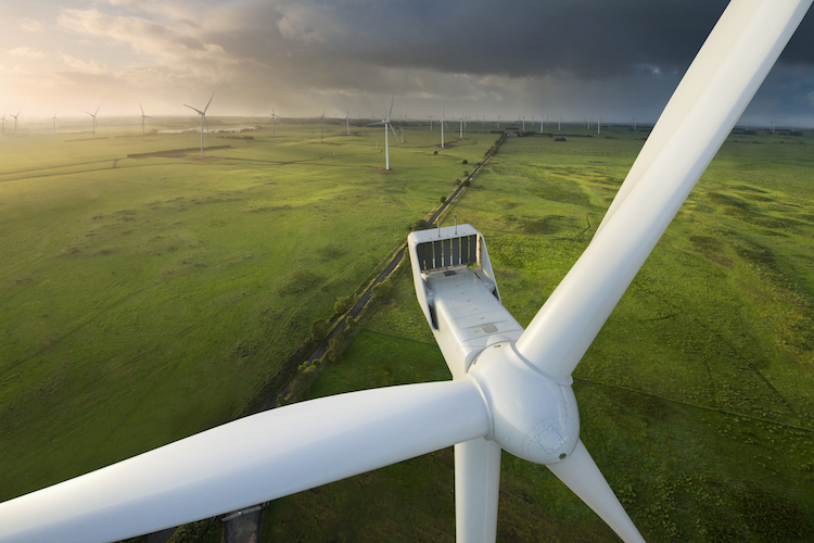 Vestas Windrad, in diesem Fall in Australien