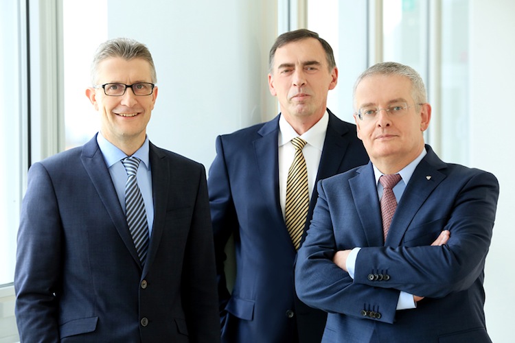 Die Vorstände der uniVersa (v.l.): Frank Sievert, Werner Gremmelmaier und Vorstandssprecher Michael Baulig.