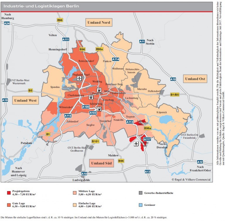 Berlin: Nachfrage nach Industrie- und Logistikimmobilien wächst